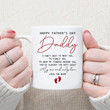 Dear Daddy I Can't Wait To Meet You Mug, Fathers Day Gift For Daddy From The Bump, Daddy To Be Mugs, Gift For New Dad First Dad From Wife Grandma