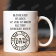 Dad The Man The Myth The Legend Mug, Mug Gift For Dad Papa Grandpa From Son Daughter, Fathers Day Gifts