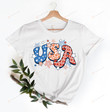 USA Shirt, 4th Of July T-shirt, Retro Funny Fourth Of July Shirt, 4th Of July Gift, Freedom Gift, America Patriotic Shirt, Independence Day Shirt Gift For American