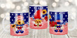 Patriotic Gnome With Sunflowers And Usa Flag Mug, Sublimation Designs Mug, Independence Day Mug, Happy 4th Of July Mug