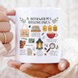 A Bookworms Belongings Mug, Gifts For Bookaholic Book Lover Book Nerd, Birthday Gifts