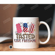 Popsicle Us Flag Mug, Tastes Like Freedom Mug, Happy 4th Of July Mug, Independence Day Mug