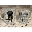 Custom Pet Portrait Mug, All I Need Is Coffee And My Dog Mug, Dog Lover Gifts Mug