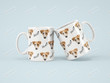 Custom Pet Portrait Mug, Dog Face Mug, Dog Lover Gifts Mug