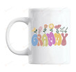 Grammy Floral Ceramic Mug, Grandma Gifts From Grandkids, Gifts For Grandmother Mimi Nana, Birthday Thanks Giving Christmas Gifts