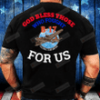 B-17 Flying Fortress World War 2 God Bless Veterans T-Shirt