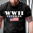 American Patriot WWII Veteran Military World War 2 Veteran T-Shirt