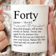 Forty Years Old Definition Mug, 40th Bithday Mug, 40th Birthday, Gifts For Birthday, Birthday Gifts For Her For Him