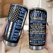 Best Dad Ever Tumbler, I Am A Lucky Son, Father And Son Tumbler, Gifts For Father And Son, Gift For Fathers Day Birthday Christmas, Family Tumbler
