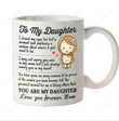 To My Daughter Mug, Love You Forever Mug, Mother Daughter Mug, Mother Daughter Quote Mug, Best Gift For Family, Daughter Gift From Mom, Gift For Daughter