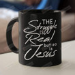The Struggle Is Real But So Is Jesus Ceramic Coffee Mug, Christian Coffee Mug