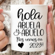 Hola Abuela Abuelo Mug, Abuela Mug, Abuelo Mug, Gifts For Grandpa For Grandma, Spanish Grandma, Spanish Grandpa, Gift For Family
