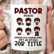 Pastor Because Hardcore Devil Stomping Ninja Isn't An Official Job Title Mug, Pastor Mug, Gifts For Pastor, Gifts For Her For Him
