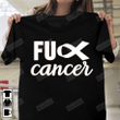 Breast Cancer Awareness Shirt, Fuck Cancer Shirt, Cancer Ribbon Shirt, Cancer Survivor Shirt, Cancer Fighter Shirt, Cancer Warrior Shirt, Cancer Support Gifts For Women