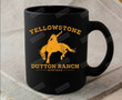 Yellowstone Dutton Ranch Mug, Yellowstone National Park Coffee Mug, Gift For Cowboys, Beth Dutton Ceramic Cups