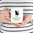 Cat Mug, Because People Are Dicks Mug, Cat Lovers Mug, Cat Lovers Day Mug, Cat Day Mug, Pet Mug, Cat Gifts, Cat Owner Gifts, Gifts For Cat Dad Cat Mom
