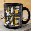 Mechanic Tool Box Mug, Mechanic Box Coffee Mug, Mechanic Toolbox Set Gifts For Husband Dad Grandpa, Tool Box, Mechanic Toolbox Mugs