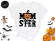 Momster Shirt, Momster Pumpkin Spiderweb Shirt, Funny Halloween T Shirt, Fall Shirt, Cool Mom Tee, Momster Halloween Shirt, Funny Mom Shirt, Happy Halloween Gift For Woman