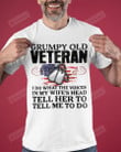 Grumpy Old Veteran Shirt, Veteran Wife Shirt, U.S. Veteran Shirt, U.S. Flag Shirt, Veteran Tag Shirt, Veteran Shirt, Gifts For Veteran Wife, For Him Her