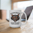 Salem Feline Sanctuary Cats And Kittens Mug, Black Cat Halloween Coffee Mug, Witchy Gifts For Her, Witch Cat Cup, Spooky Season Mug, Witchcraft Mugs