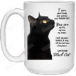 I Am Your Friend Your Partner Mug, Your Black Cat Mug, Cat Lovers Mug, Black Cat Mug, Cat Mug, Gifts For Pet Lovers, For Cat Dad Cat Mom, For Him Her