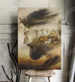 Jesus - Amazing lion and lamb Vertical Poster No Frame Or Canvas 0.75 Inch Frame Home Decor Full Size Best Gift For Relatives, Family, Friends On Birthday, Christmas, Thanksgiving