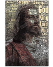 God King Lord World Art Vertical Poster Home Decor Wall Art Print No Frame Or Canvas 0.75 Inch Frame Full Size