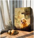 Personalized Memorial Golden Retriever - Take My Hand Jesus Poster & Canvas Wall Art Decor