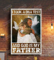God Is My Father Poster Canvas, Christian Lover Poster Canvas Print, Jesus Poster Canvas Art