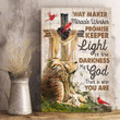 Hummingbirds Lion And Lamp Cross Poster Canvas Print, Jesus That Is Who You Are Poster Canvas, Jesus Poster Canvas Art