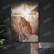 Jesus - Pray And Believe Poster Canvas, Christian Lover Poster Canvas Print, Jesus Poster Canvas Art