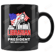 Make America Read Again Mug, Librarian For President Mug, U.S. President Mug, American Flag Mug, Librarian Mug, Library Mug, Book Lovers Gifts