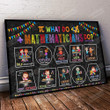 What Does Mathematicians Do Poster Canvas, Gifts For Math Teacher, Motivational Classroom Welcome Wall Art Decor, Back To School Gifts