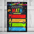 In This Classroom Math Class Rules Poster Canvas, Math Teacher Classroom Poster, Printable Math Classroom Rules Sign, Math Poster, Math Teacher Gift, Math Class Wall Art Decor, Back To School Gifts