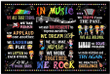 Music Classroom Rules Poster Canvas, Teacher In Music We Rock Poster Canvas, Music School Classroom Canvas Print, Gifts For Teachers From Students, Back To School Gifts