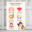 Bilingual Spanish Calming Techniques Poster, Calming Chart, Calming Corner For Preschool, Nursery And Classroom, Classroom Wall Decor, Back To School Gift