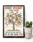 Every Student Can Learn Poster Canvas Gifts For Teacher From Students Back To School Gifts First Day Of School Gifts School 2022 Gifts