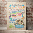 In This Class We Do Disney Canvas Poster, The Lion King Little Mermaid Toy Story Poster, Disney Cartoon Quote, Disney Classroom Poster Décor