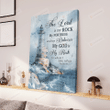 My God Is My Rock Psalm 18:2 Lighthouse Poster Canvas, Christian Lover Poster Canvas Print, Jesus Poster Canvas ArtCanvas