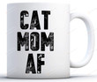 Cat Mom Af Coffee Mug Cat Mom Mug Funny Mom Gifts For Cat Lovers Mother's Day Gifts For Women Cat Mama Coffee Mug Mom Mug For Pet Lovers