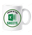 Freak In The Sheets Mug, Funny Excel Spreadsheet Mug, Funny Accountant Mug,Tax Season Mug, Gifts For Accountants