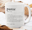 Personalized Pastor Definition Mug, Pastor Mug, Pastor Definition Mug, Pastor Appreciation Mug, Gifts For Pastor
