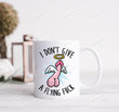 I Don't Give A Flying Fuck Mug, Flying Fuck Coffee Mug, Funny Penis Gift For Him, Rude Dick Cups For Best Friends