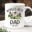 Dad Mug, World's Best Dad Mug, Fathers Day Mug, Birthday Christmas Gifts For Dad From Son Daughter
