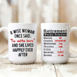 A Wise Woman Once Said I'm Outta Here Mug, Retirement Gifts For Men Women 2022, Retirement 2022, Retiring Present Ideas For Office Coworkers, Boss, Husband, Dad, Brother, Friends