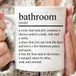 Bathroom Definition Mug, Bathroom Dictionary Quotes, Gifts For Him For Her, Gifts For Friend