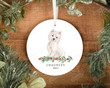 Personalized Westie Dog Ornament, Gifts For Dog Owners Ornament, Christmas Gift Ornament
