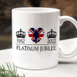 Platinum Jubilee 1952-2022 Mug, Jubilee Mug, Gifts For Friend For Family, The Queen Mug, Queen Elizabeth