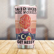 Take Chances Make Mistakes Get Messy Women Tumbler,Funny Teacher Coffee Cup, School Field Trip Gifts For Teacher Student