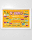 30 Things A Standardized Test Does Not Measure In Students Poster Canvas, Gifts For Student Poster Canvas, Classroom Decor Poster Canvas